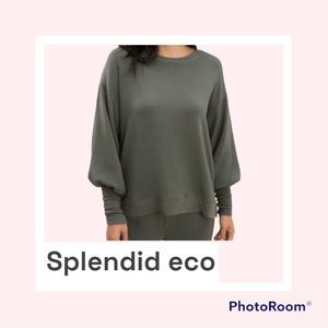 NWOT Splendid Eco Sweater- Super soft material in Olive Green